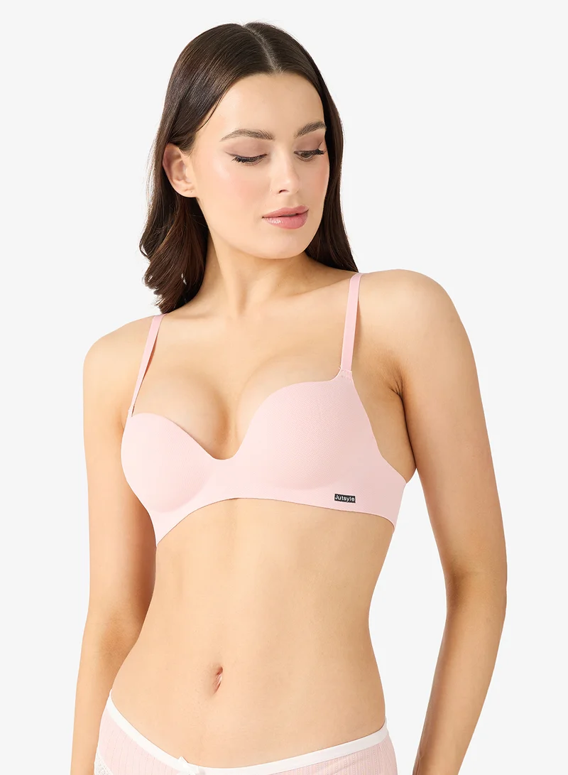 Ginger  2PC Seamless Non Wired Padded Push Up Bra for Women | Best Price UAE